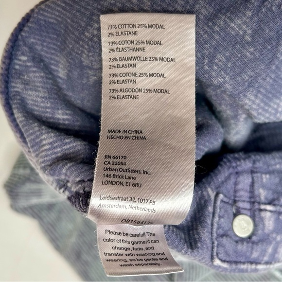 Anthropologie The Wanderer Corduroy Cargo Barrel Leg Pants in Green Gray 31 - Picture 13 of 13